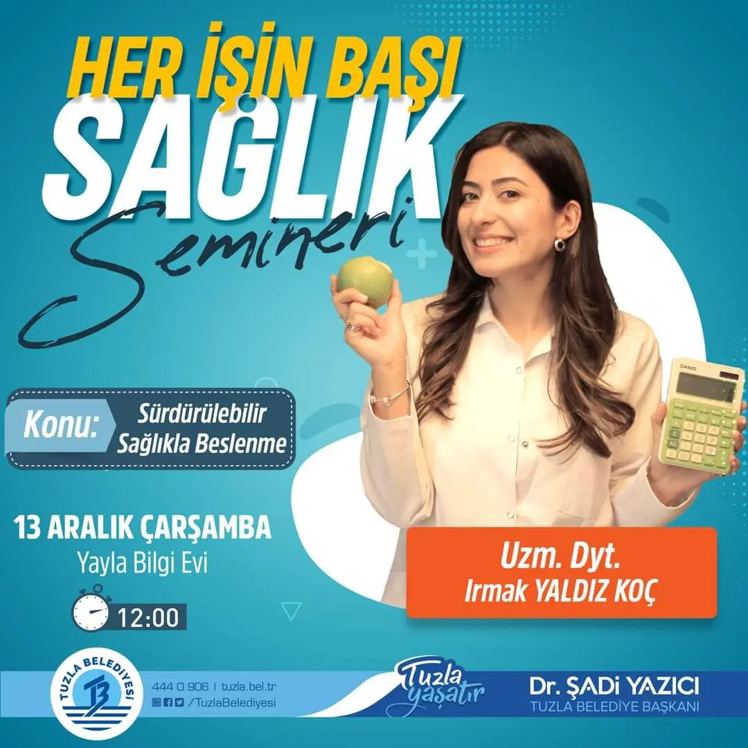 Tuzla Kültür - Her İşin Başı Sağlık Semineri